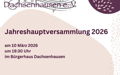 Jahreshauptversammlung